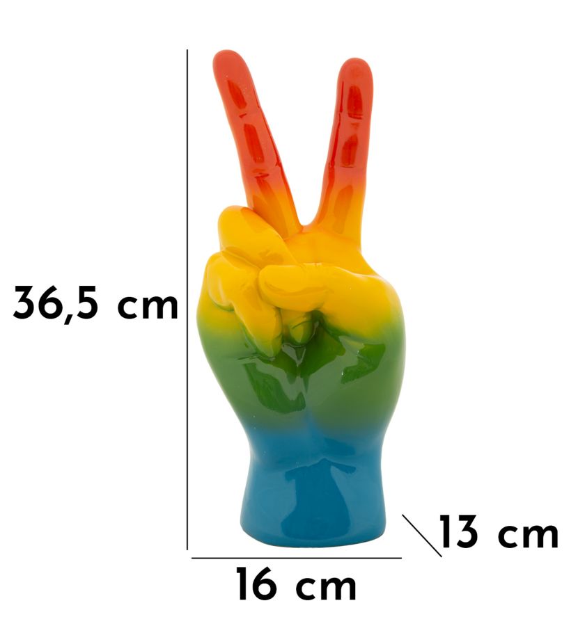 MANO RAINBOW VITTORIA CM 16X13X36,5 - immagine 8