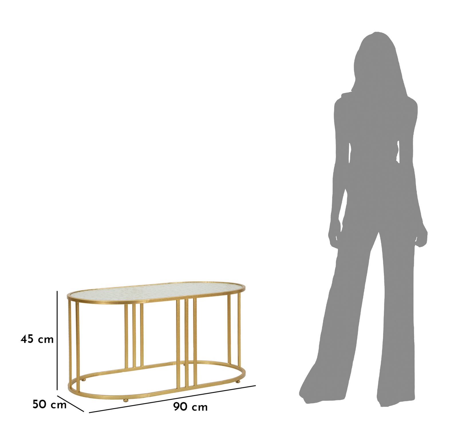 TAVOLO DA CAFFE' ANTALIA CM 90X50X45 - immagine 9