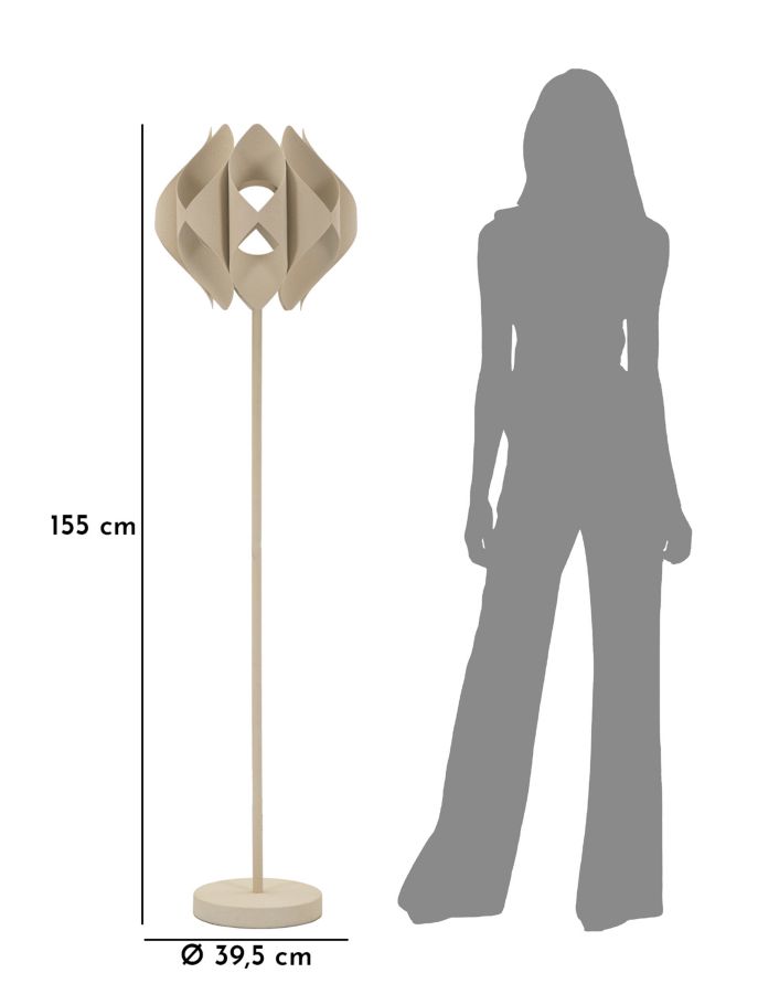 LAMPADA DA TERRA SPACE CM 39,5X155 - immagine 7