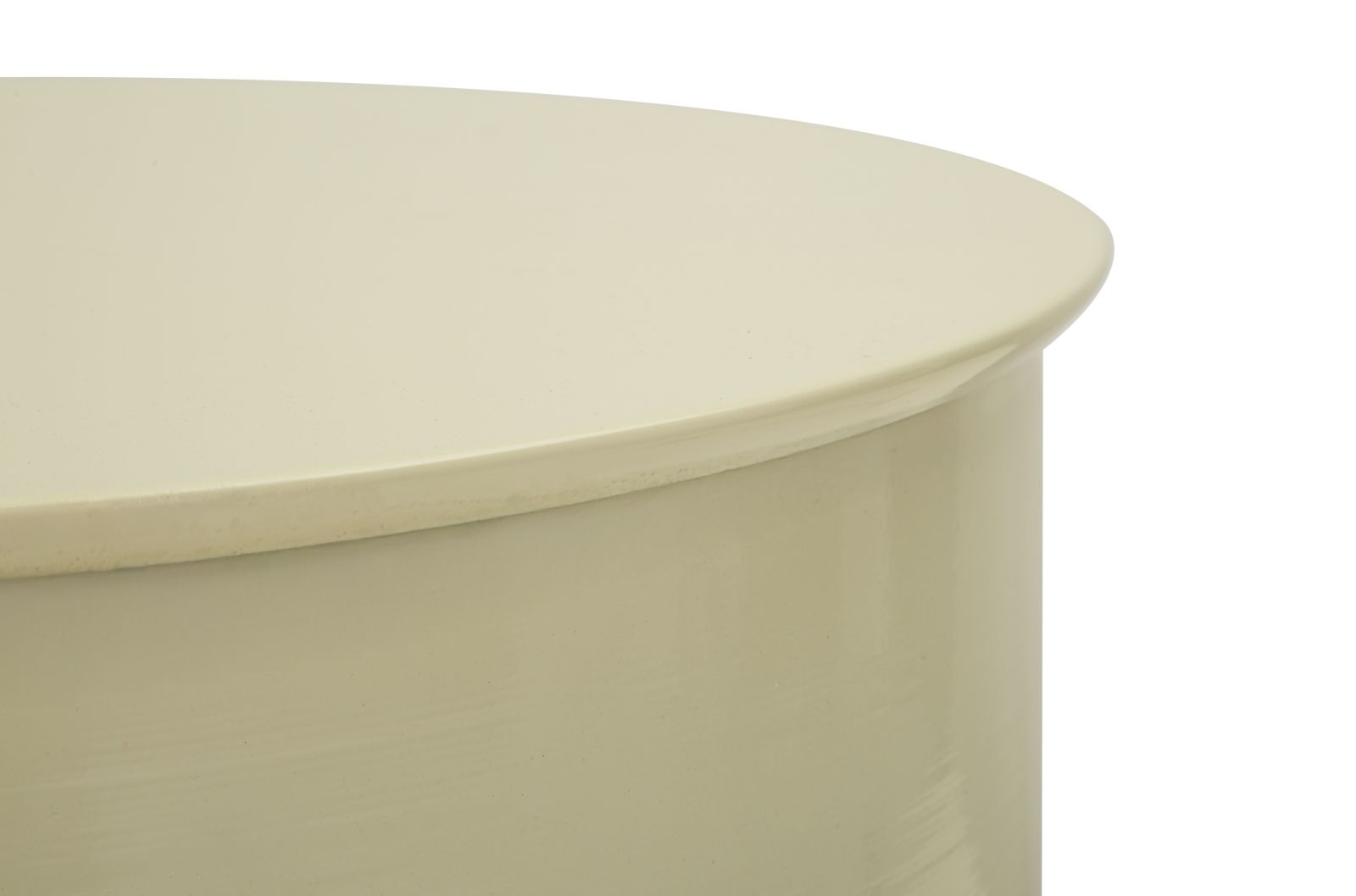 TAVOLINETTO IN METALLO OYI CREMA CM Ø 31X46 - immagine 4