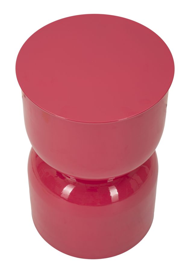 TAVOLINETTO IN METALLO OYI FUXIA CM Ø 31X46 - immagine 2