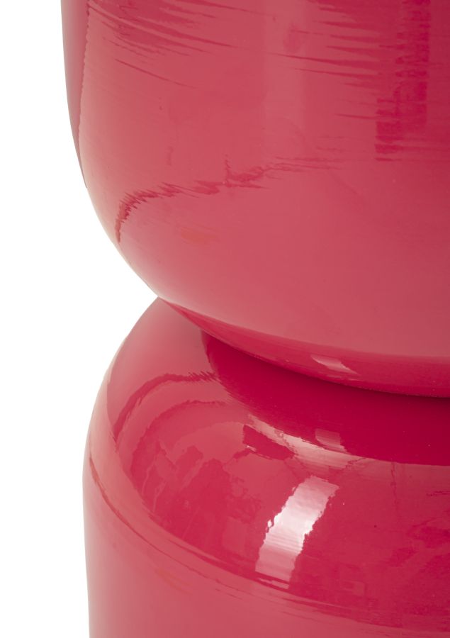 TAVOLINETTO IN METALLO OYI FUXIA CM Ø 31X46 - immagine 3