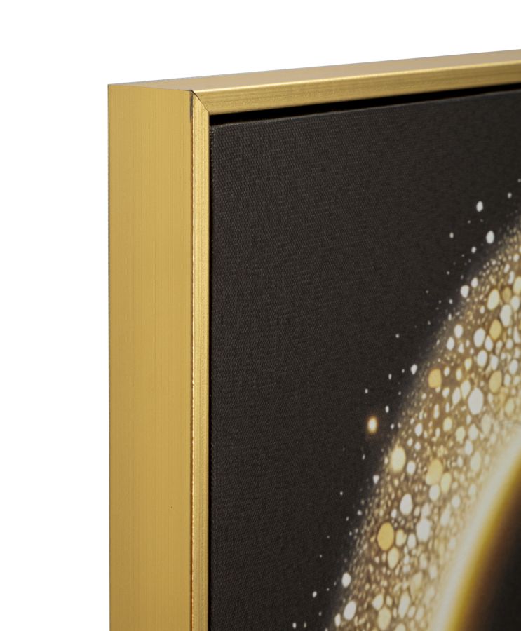 STAMPA C/LED SU TELA LACCATA C/CORNICE INDA CM 60X3,5X90 ALIMENTAZIONE BATTERIE - immagine 3