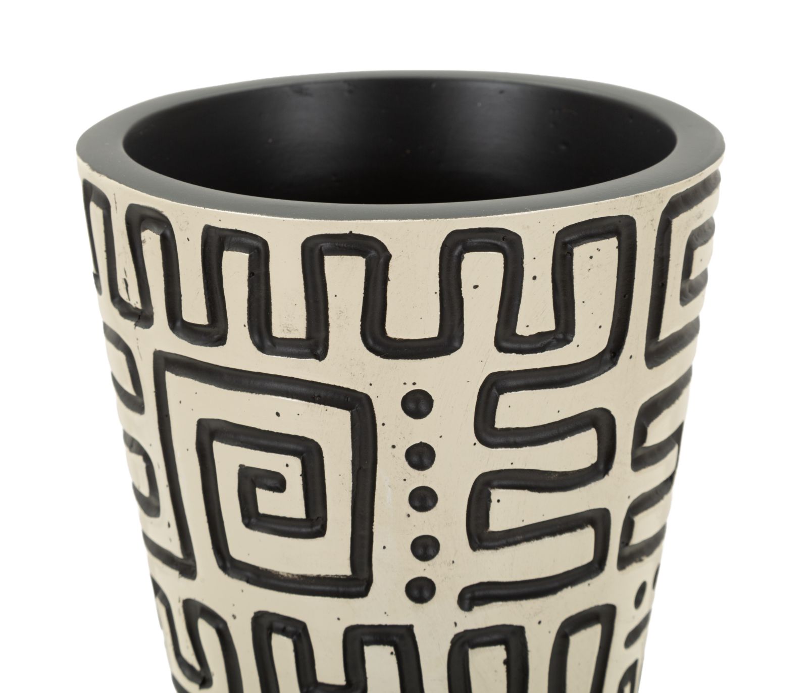 VASO RESINA NAIROBI CM Ø 15,5X65 (APERTURA CM Ø 11,5) - immagine 3