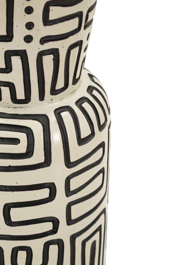VASO RESINA NAIROBI CM Ø 15,5X65 (APERTURA CM Ø 11,5) - immagine 4