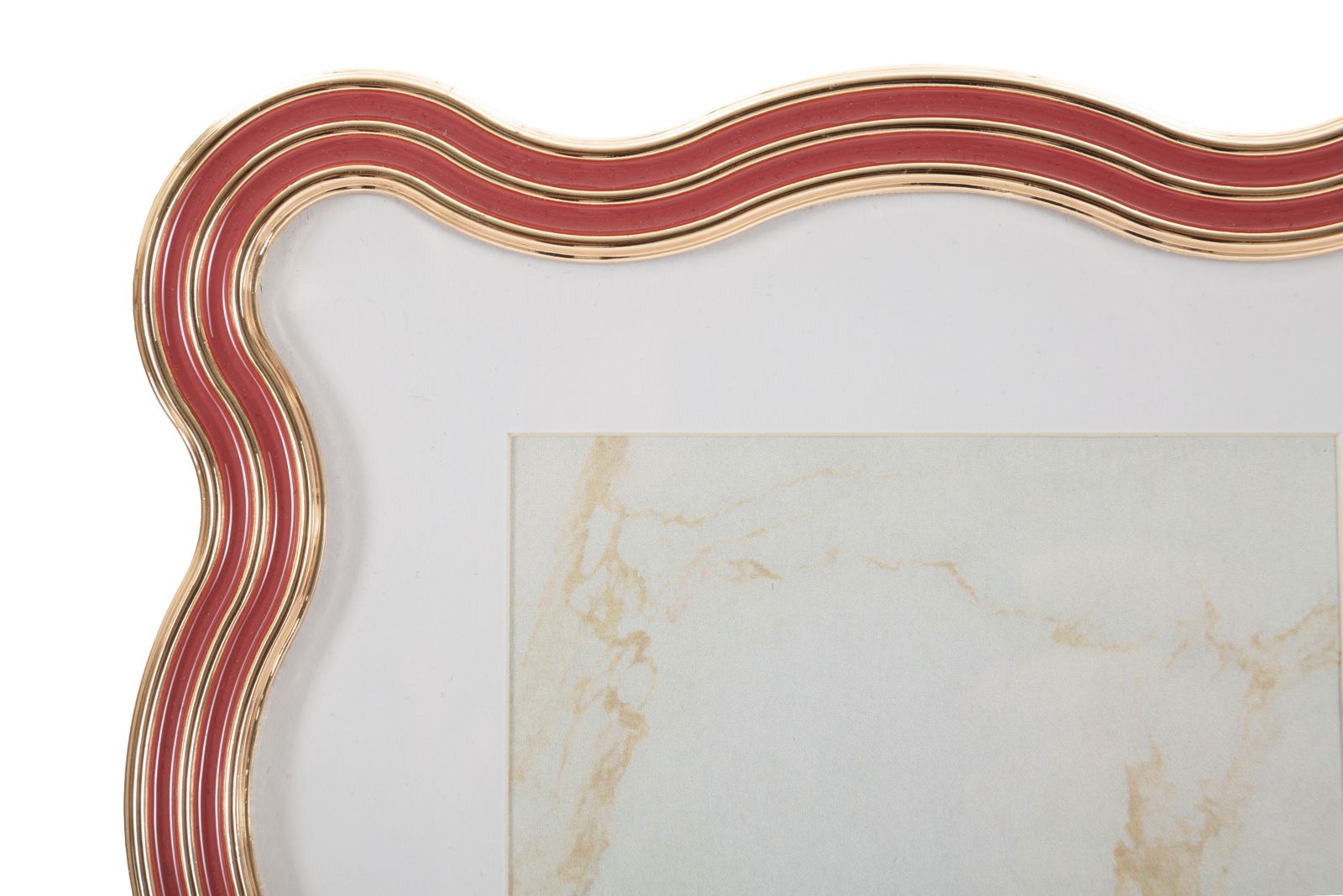 CORNICE ELIZABETH ROSSA CM 17,5X1,3X22,5 (MISURA INTERNA CM 15X20) MIN 2 - immagine 3