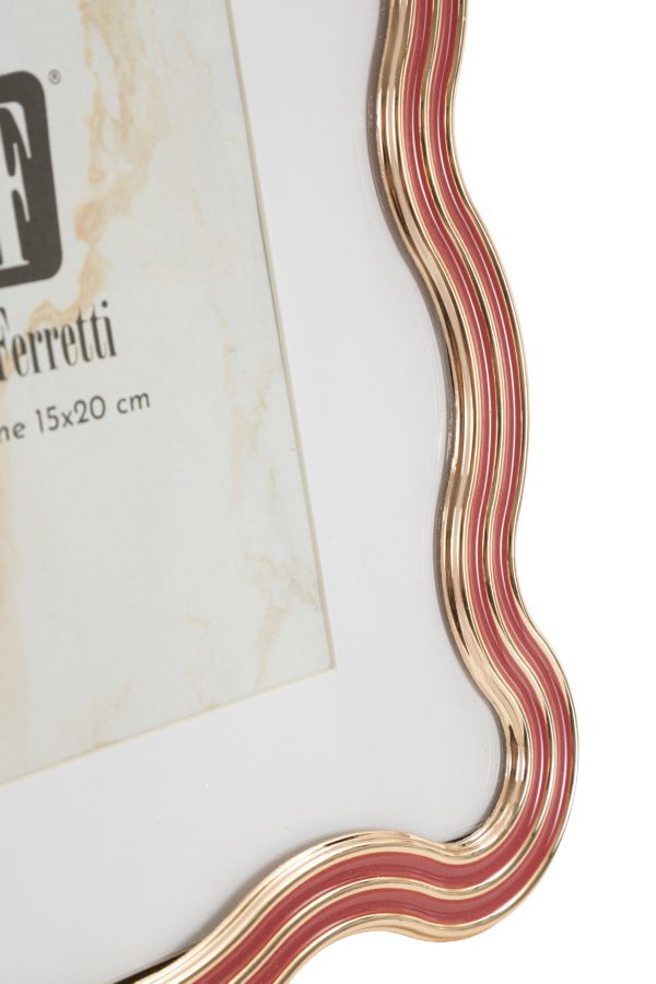 CORNICE ELIZABETH ROSSA CM 17,5X1,3X22,5 (MISURA INTERNA CM 15X20) MIN 2 - immagine 4