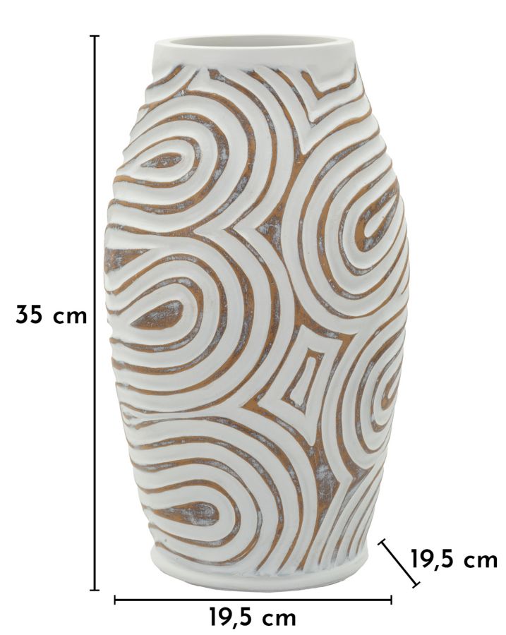 VASO RESINA OBLIX CM Ø 19,5X35 (APERTURA CM Ø 10,5) - immagine 6