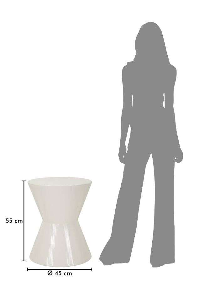 TAVOLINETTO IN METALLO OYO CM Ø 45X55 - immagine 6