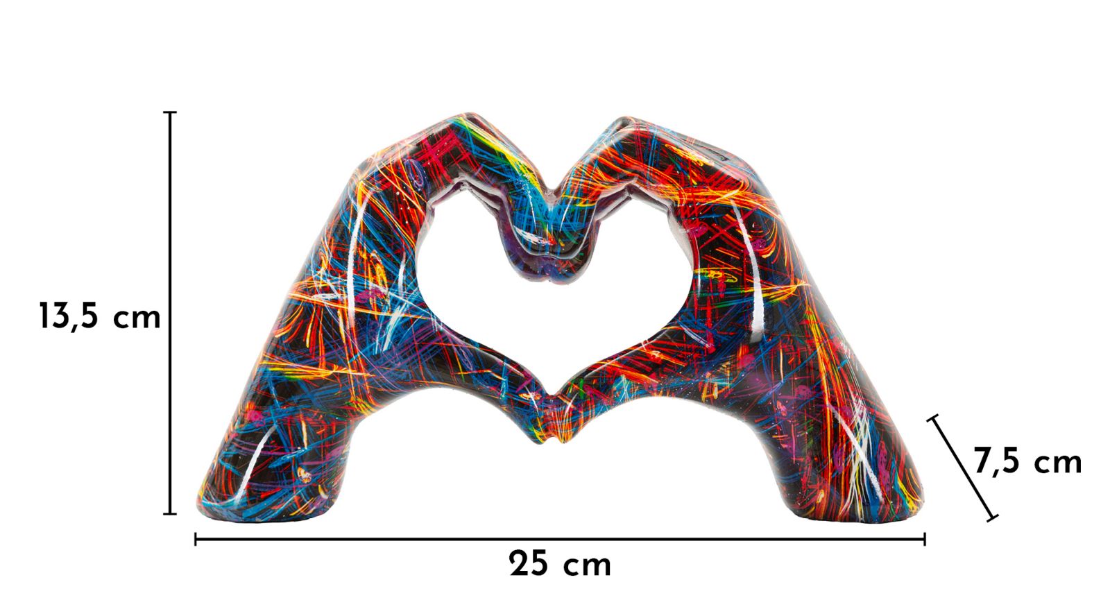 SCULTURA LOVER PSYCO CM 25X7,5X13,5 - immagine 7