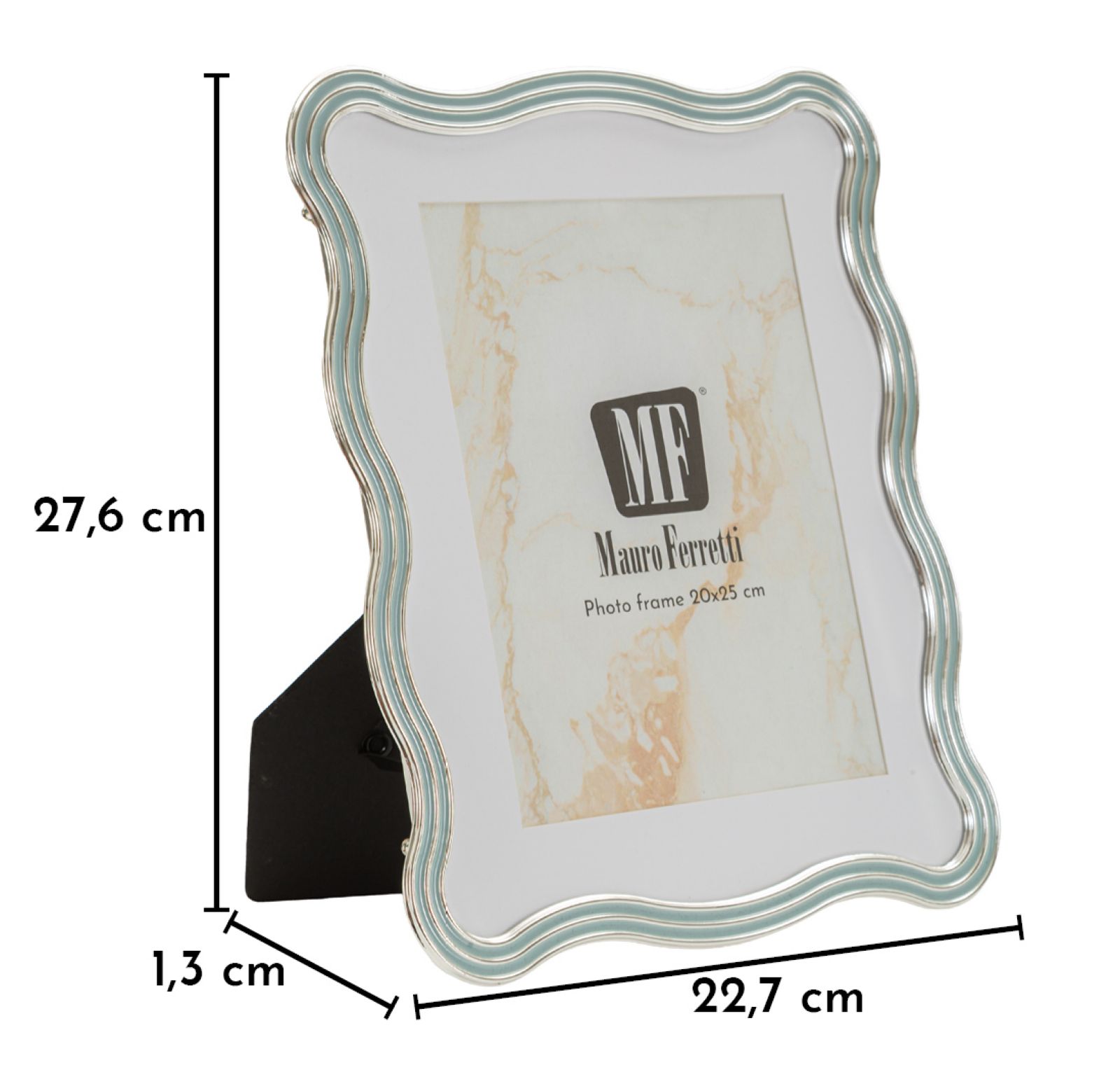 CORNICE ELIZABETH CELESTE CM 22,7X1,3X27,6 (MISURA INTERNA CM 20X25) MIN 2 - immagine 6