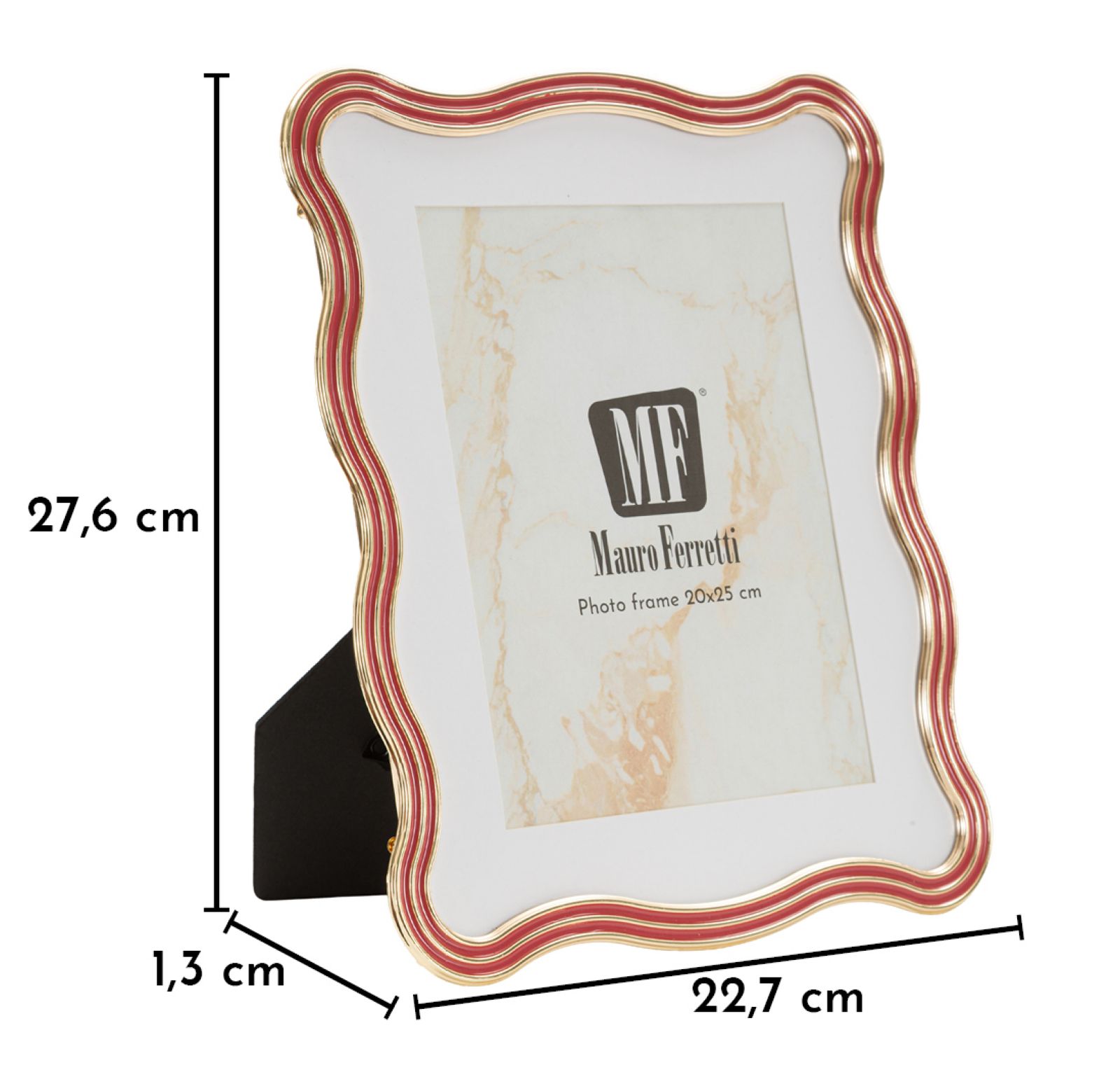 CORNICE ELIZABETH ROSSA CM 22,7X1,3X27,6 (MISURA INTERNA CM 20X25) MIN 2 - immagine 6