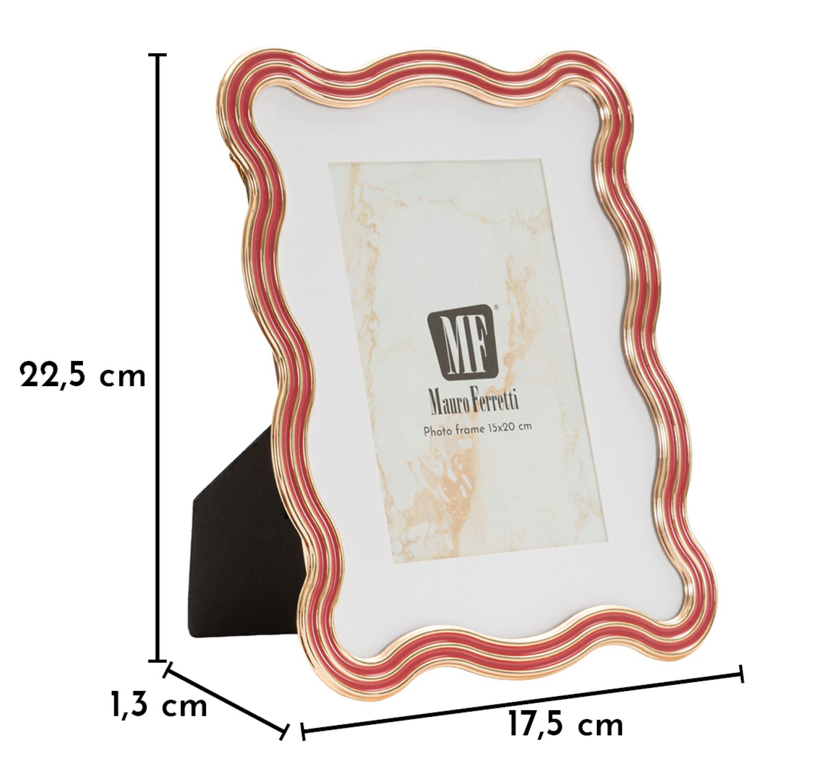 CORNICE ELIZABETH ROSSA CM 17,5X1,3X22,5 (MISURA INTERNA CM 15X20) MIN 2 - immagine 6