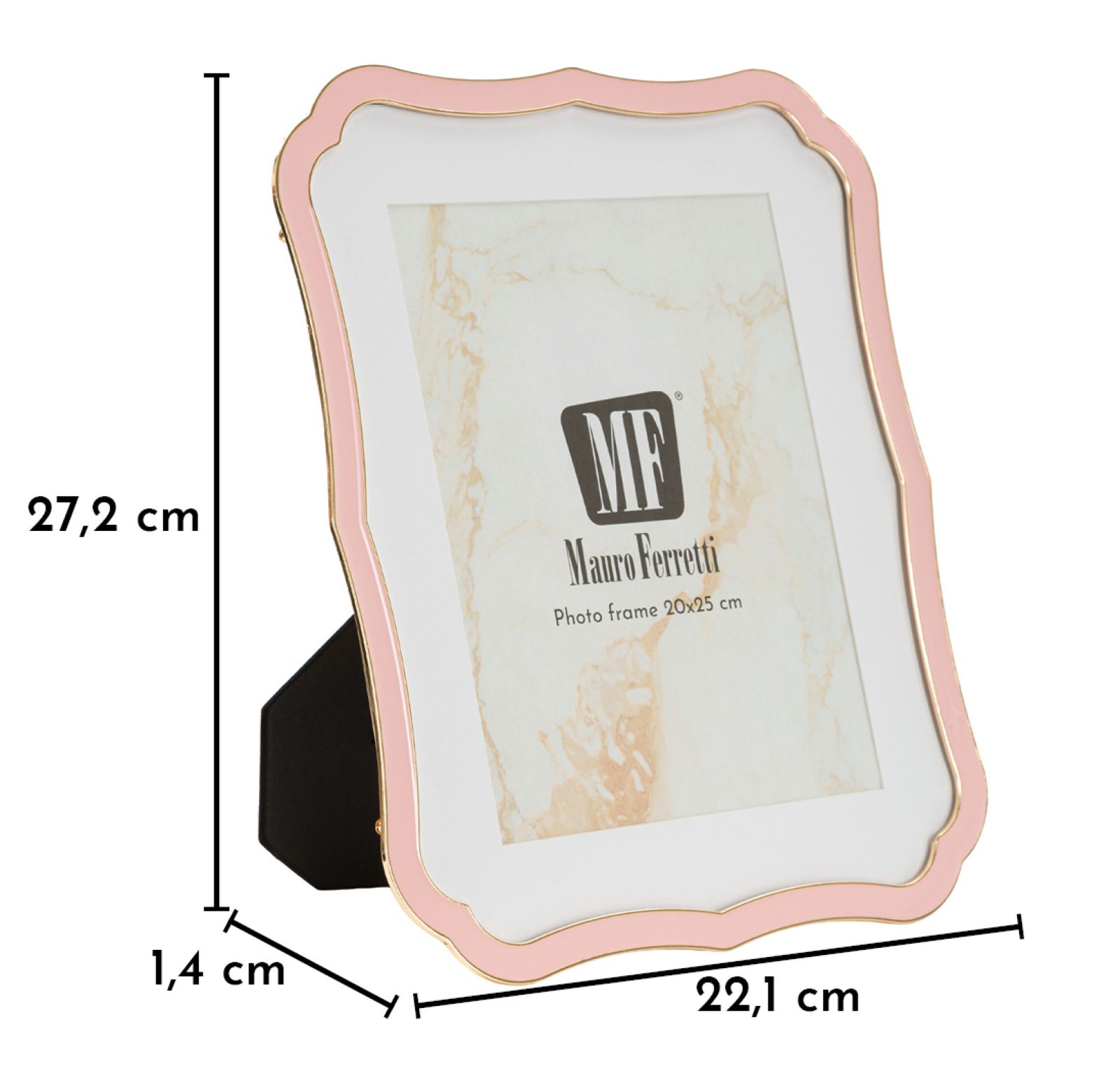 CORNICE MARGOT ROSA CM 22,1X1,4X27,2 (MISURA INTERNA CM 20X25) MIN 2 - immagine 6