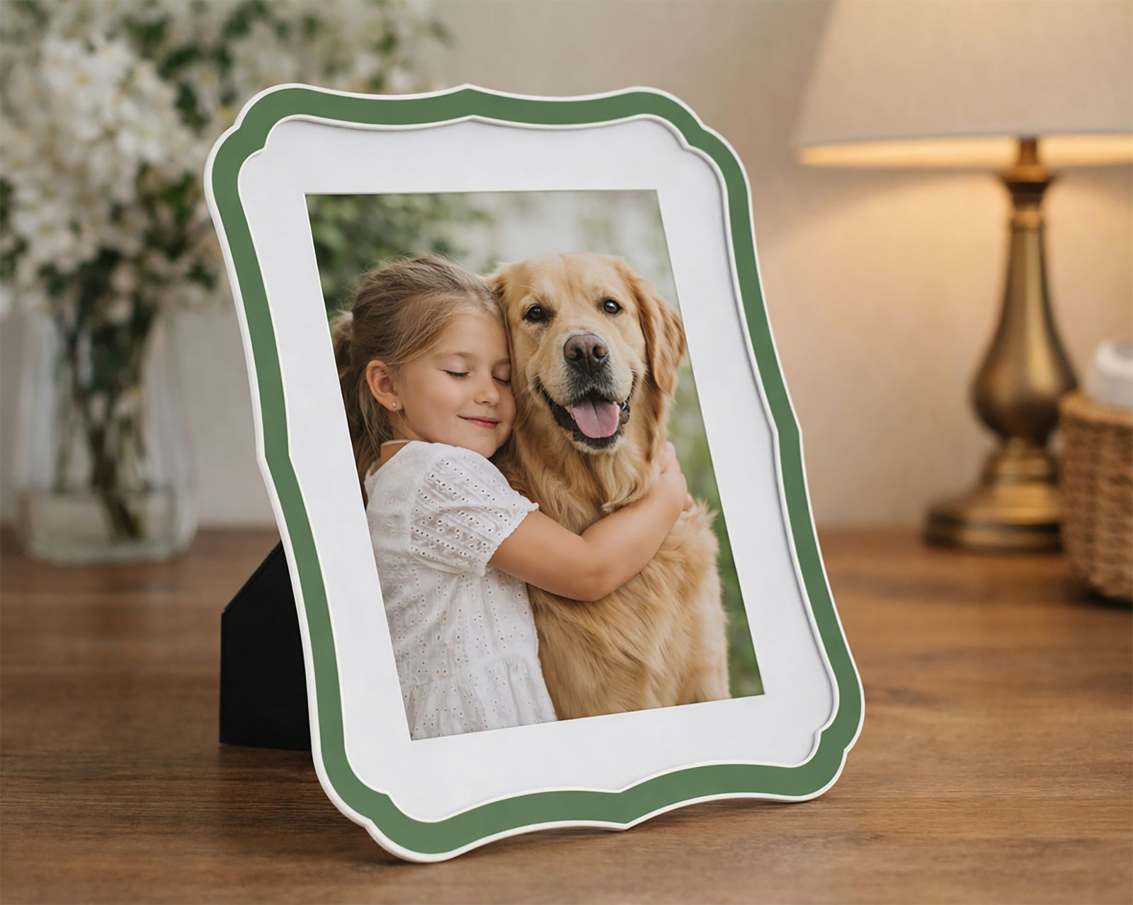 CORNICE MARGOT VERDE CM 22,1X1,4X27,2 (MISURA INTERNA CM 20X25) MIN 2 - immagine 5