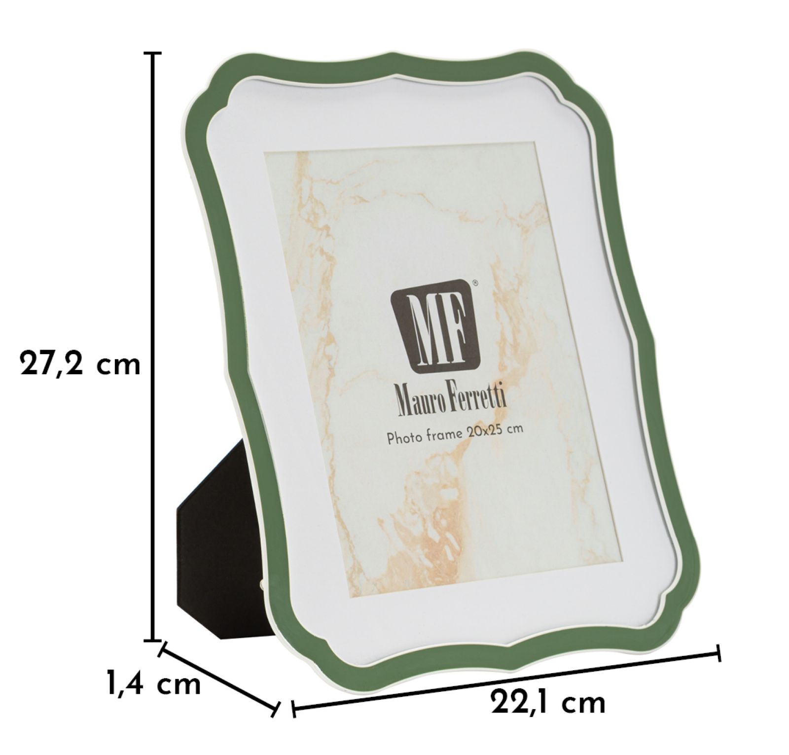 CORNICE MARGOT VERDE CM 22,1X1,4X27,2 (MISURA INTERNA CM 20X25) MIN 2 - immagine 6