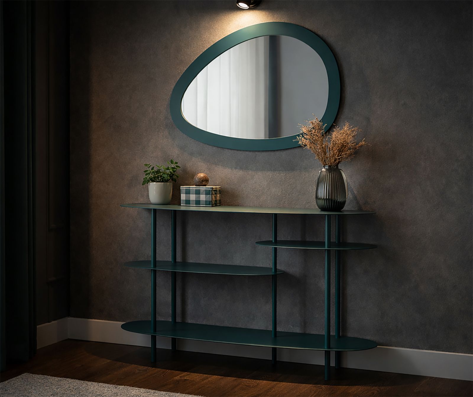 SPECCHIO DA MURO SATURNO OTTANIO CM 71X1,5X48 - immagine 4
