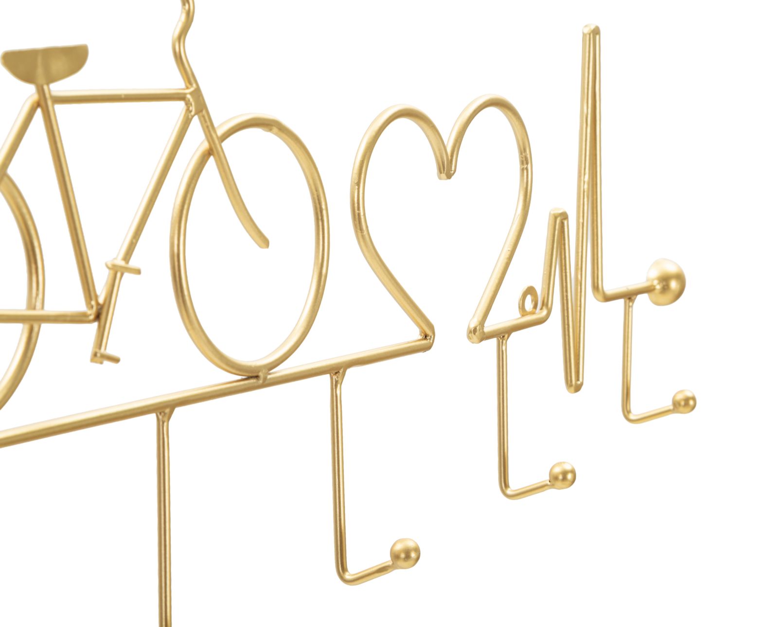 APP/ABITI DA MURO BICICLETTA ORO CM 59X3,2X26,5 - immagine 2