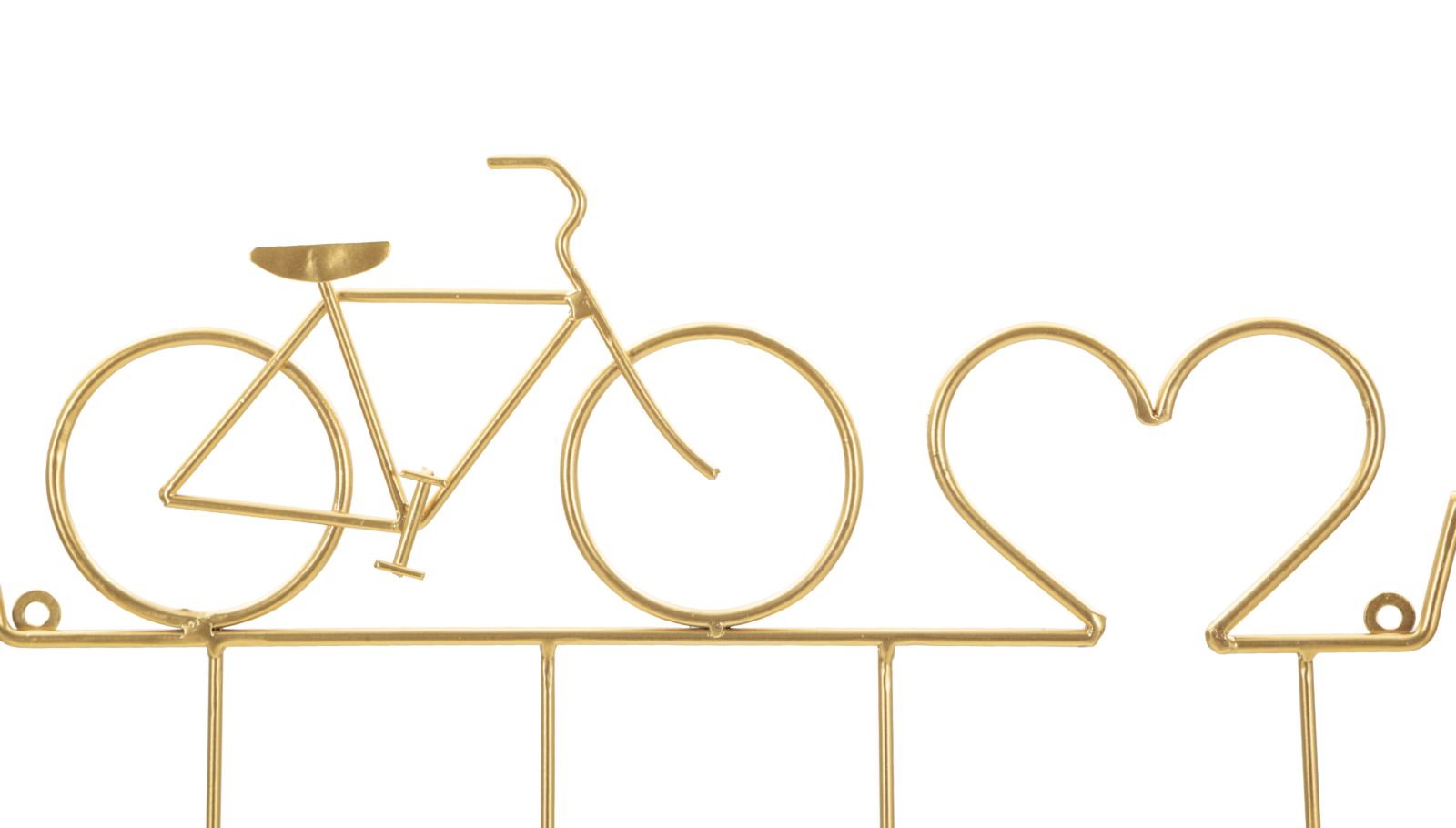 APP/ABITI DA MURO BICICLETTA ORO CM 59X3,2X26,5 - immagine 3