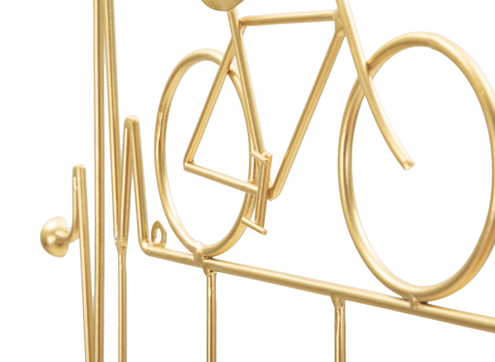 APP/ABITI DA MURO BICICLETTA ORO CM 59X3,2X26,5 - immagine 4