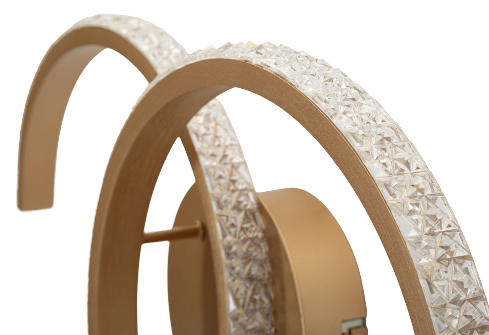 LAMPADA DA MURO LED DOUBLE C CM 41X8,5X24 (LUCE CON 3 TEMPERATURE DI COLORE) - immagine 4
