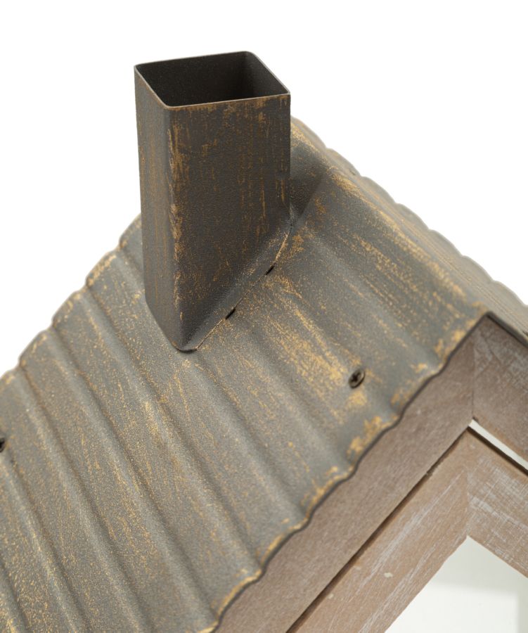 LANTERNE HOME FLOWER COPPIA CM 18X13X36-12,5X8,5X25 (VETRO TEMPERATO) - immagine 3
