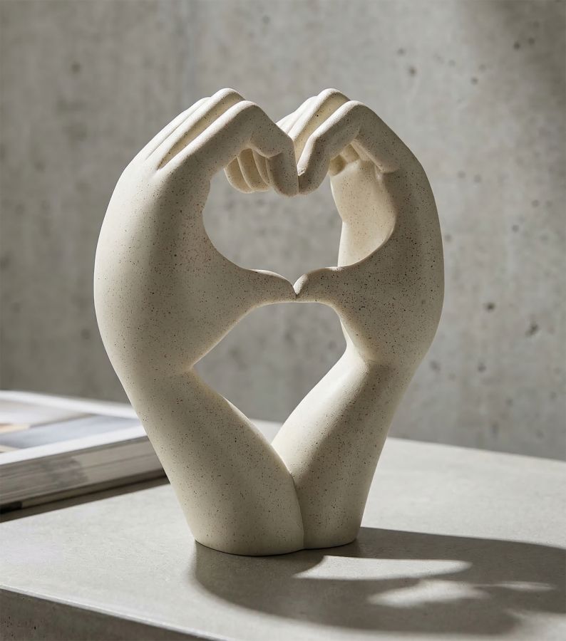 SCULTURA LOVE STONS CM 16,5X7X20 MIN 2 - immagine 7