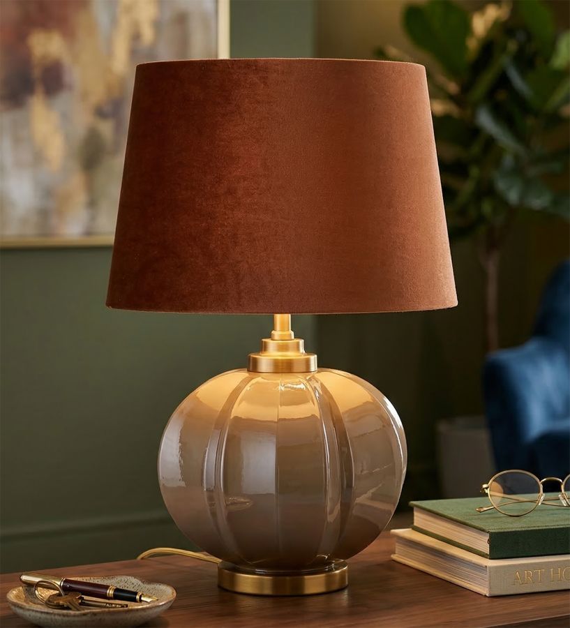 LAMPADA DA TAVOLO PRAGA -A- CM Ø 40,5X57 - immagine 6