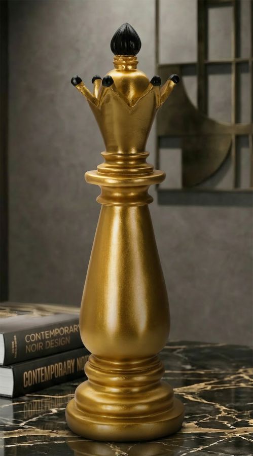 ALFIERE ORO E NERO CM Ø 12,5X38,5 - immagine 5