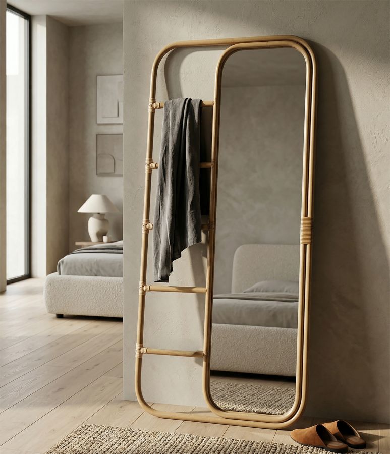 SPECCHIO DA TERRA PANAMA CM 77,5X3,3X151 - immagine 6