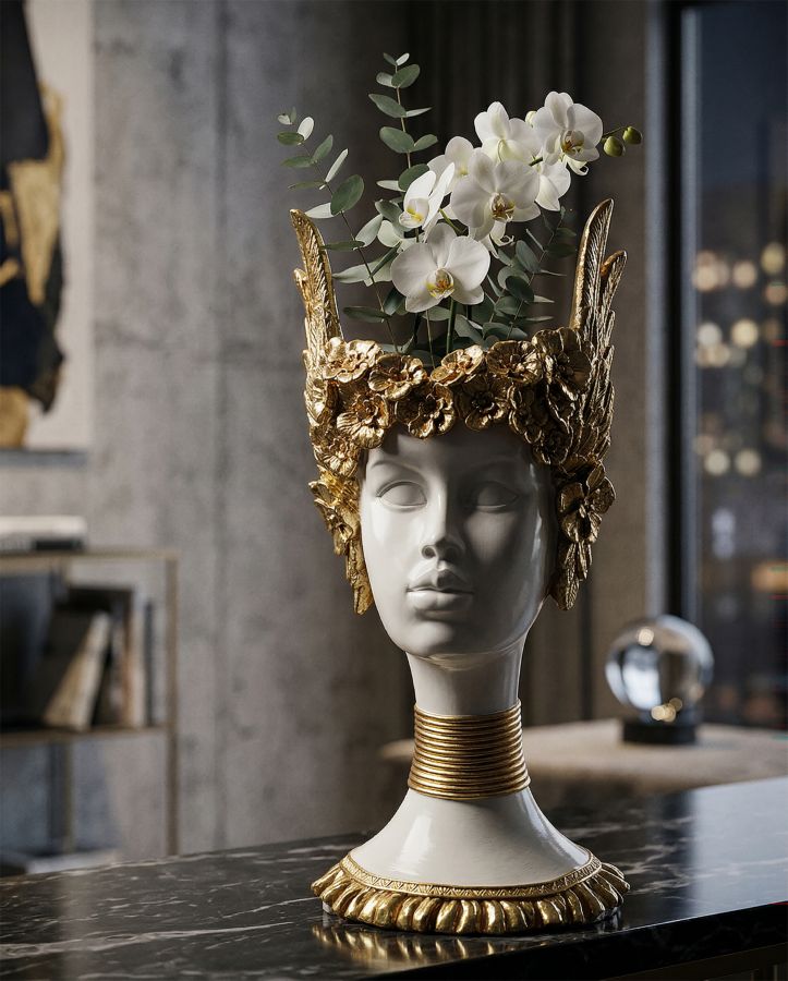 SCULTURA ATHENA CM 15X14,5X32 - immagine 6