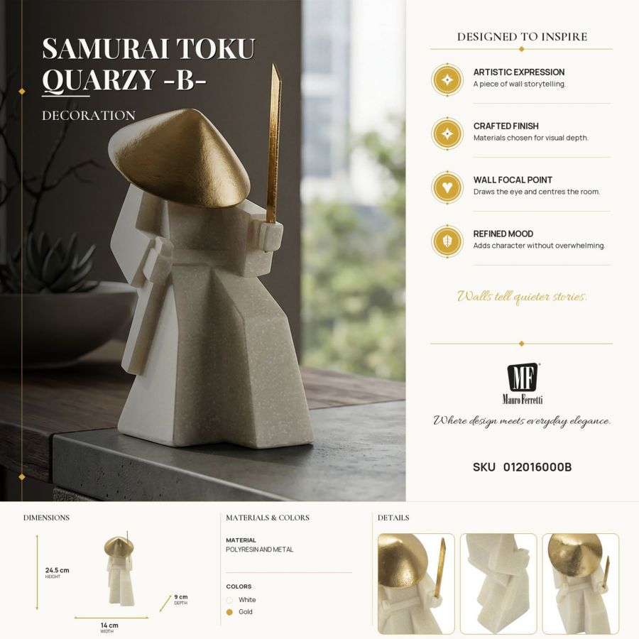SAMURAI TOKU QUARZY -B- CM 14X9X24,5 - immagine 9