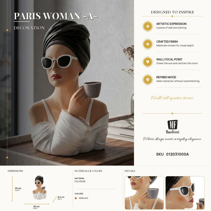 DONNA PARIS -A- CM 20X18,5X29 - immagine 8