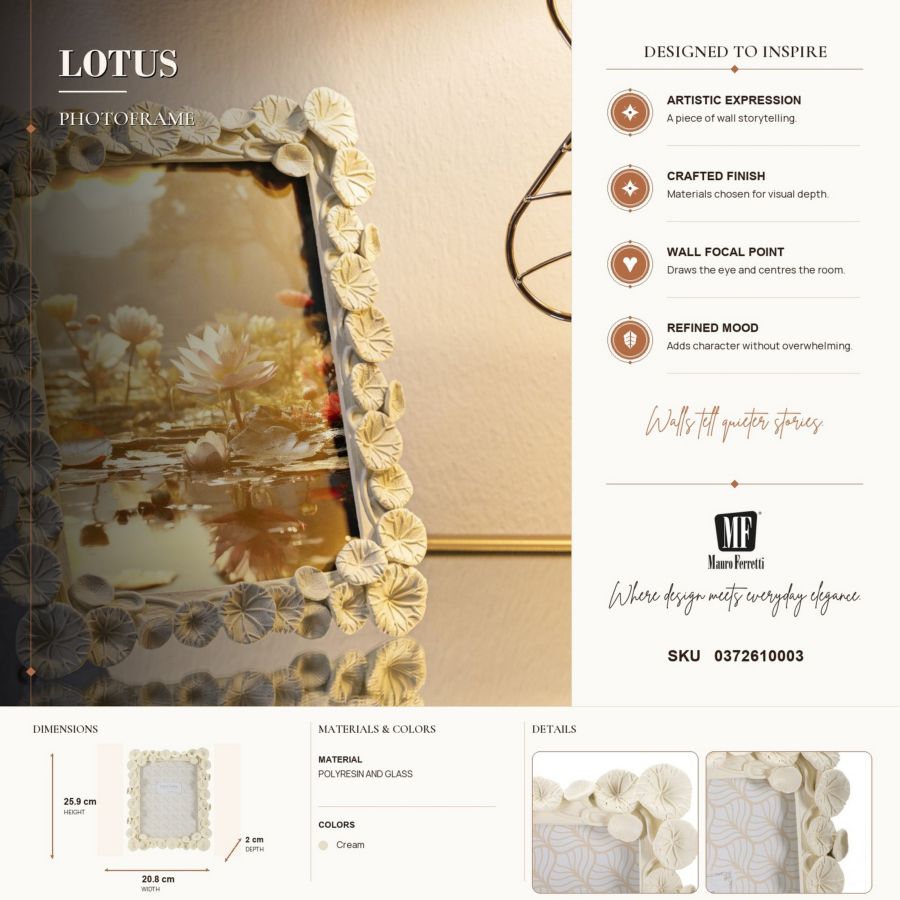 CORNICE LOTUS CM 20,8X2X25,9 (MISURA INTERNA CM 15X20) MIN 2 - immagine 7