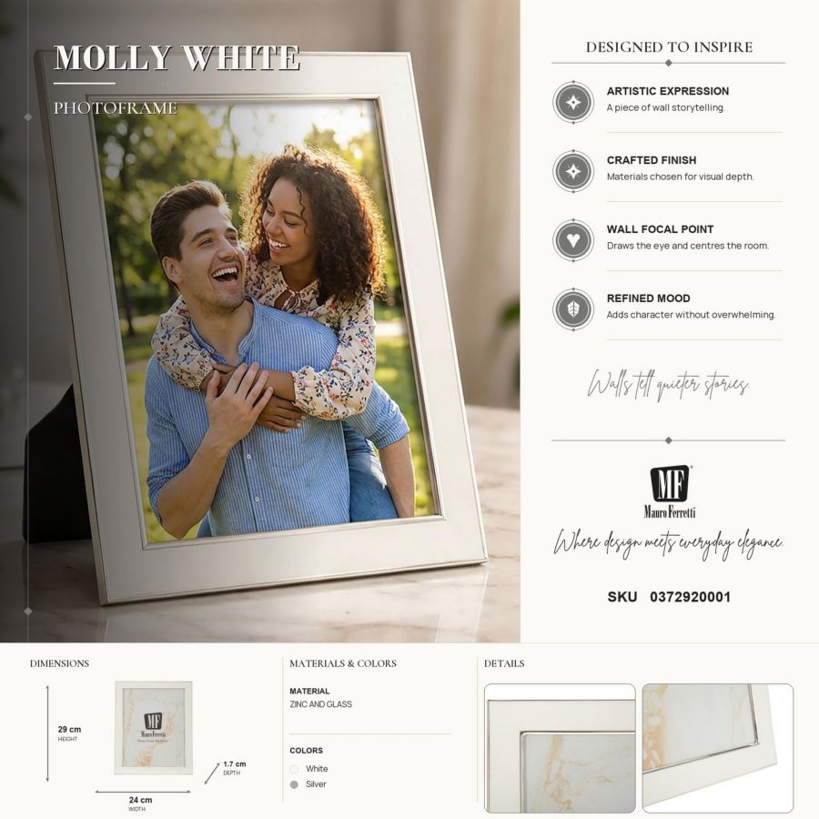 CORNICE MOLLY CM 24X1,7X29 (MISURA INTERNA CM 20X25) MIN 2 - immagine 7