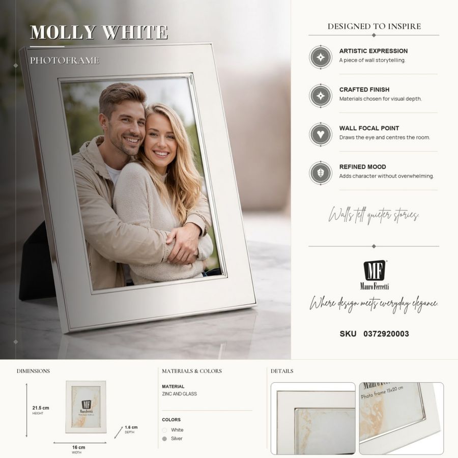 CORNICE MOLLY CM 16X1,6X21,5 (MISURA INTERNA CM 12,5X17,5) MIN 2 - immagine 7