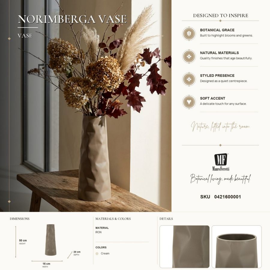 VASO NORIMBERGA CM 16X20X50 (APERTURA CM 11,5X8) - immagine 8