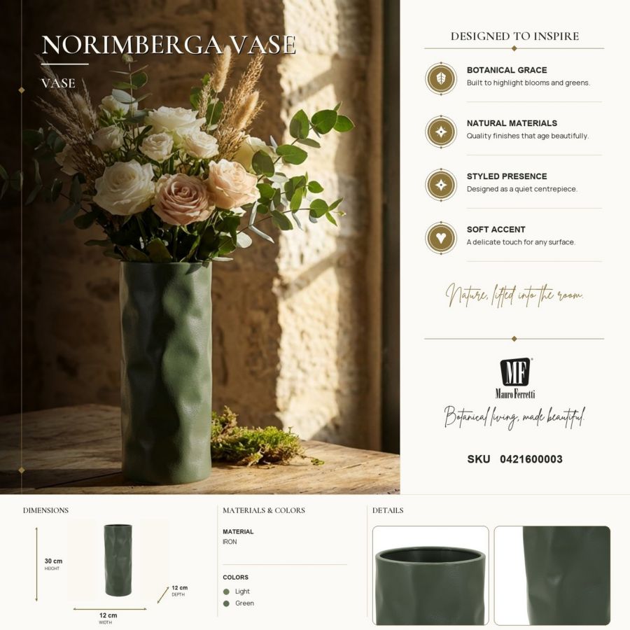 VASO NORIMBERGA CM 12X12X30 MIN 2 (APERTURA CM Ø 11) - immagine 7