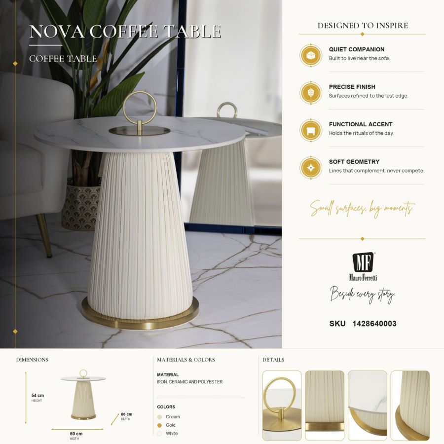 TAVOLINETTO NOVA CM Ø 60X54 - immagine 10