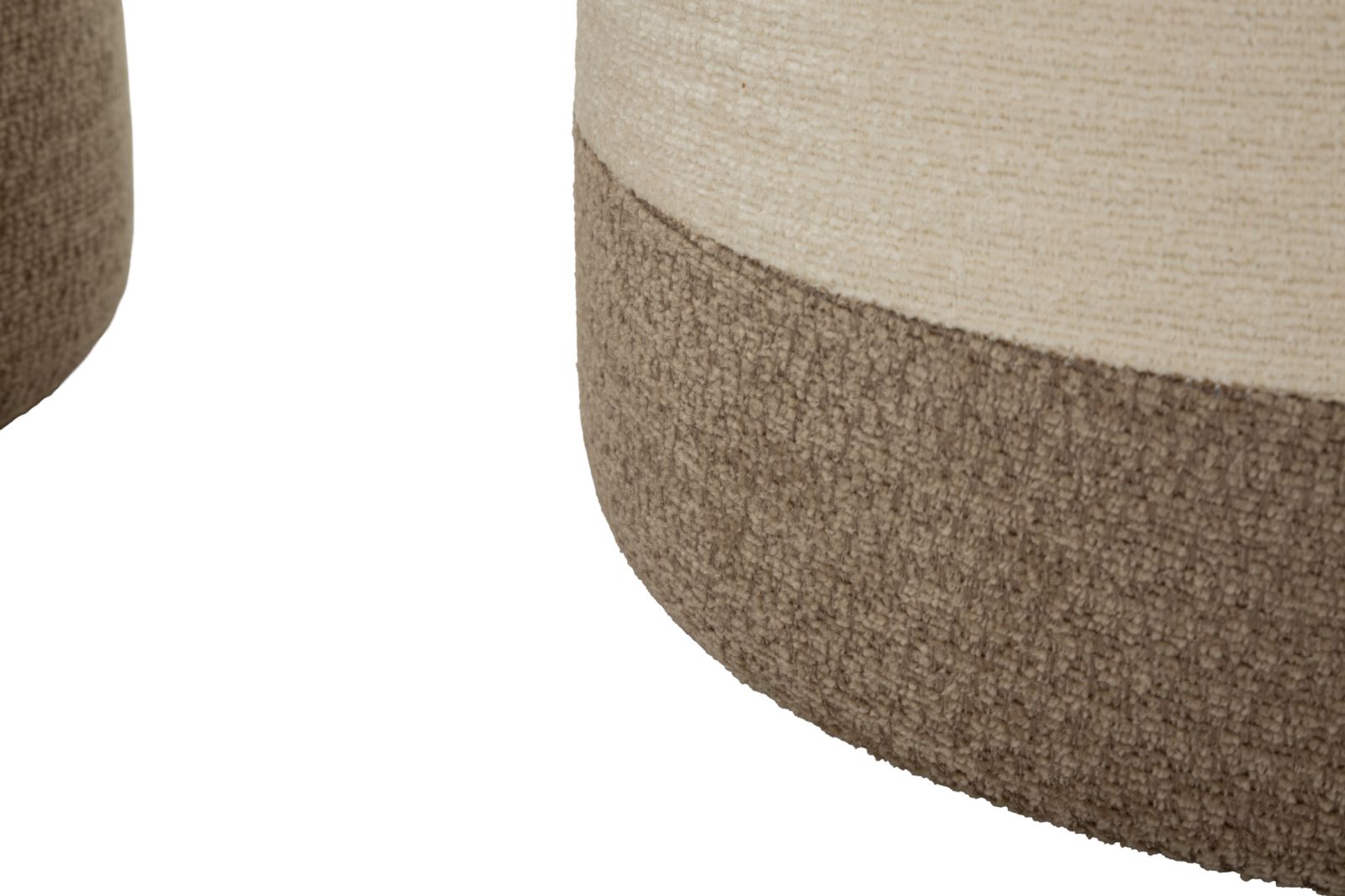 POUF C/CONTENITORE&VASSOIO ANKARA COPPIA CM Ø 40X47-34X40 - immagine 4