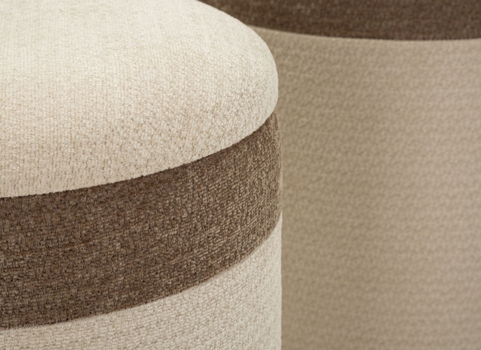 POUF C/CONTENITORE ANKARA TRIS CM Ø 39X47-35X38-31X33 - immagine 3