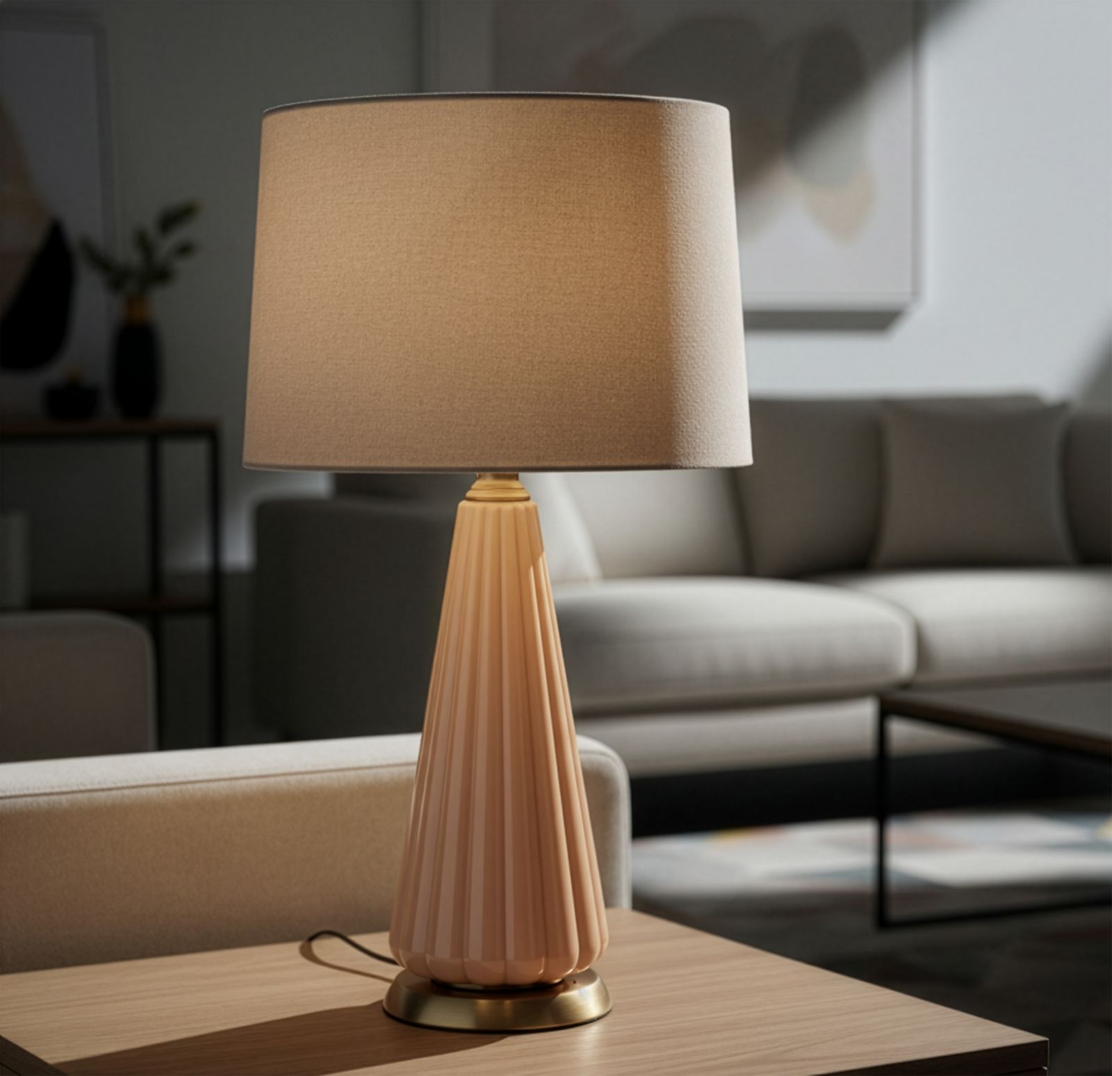 LAMPADA DA TAVOLO PERLY -A- CM Ø 36,5X68,5 - immagine 6