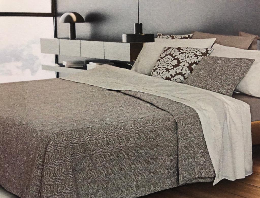 Copriletto nature chevron