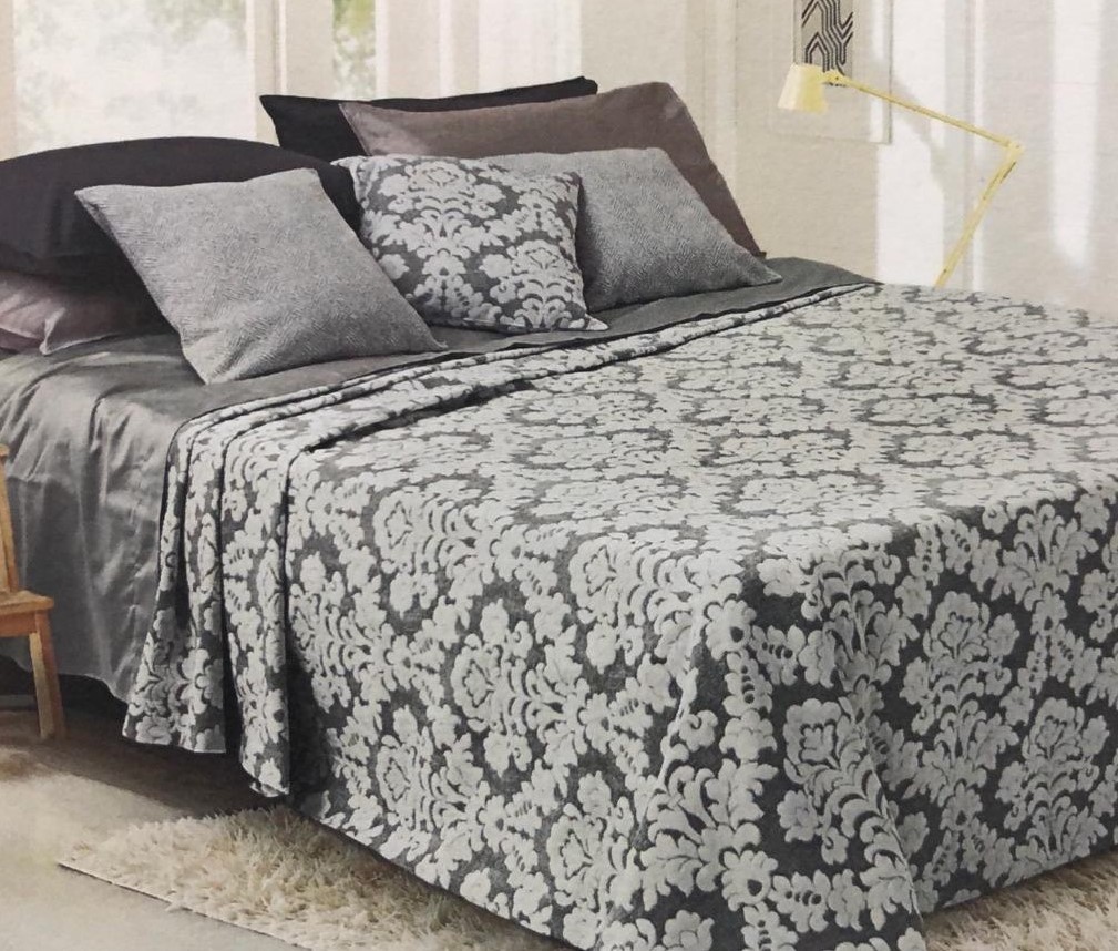 Copriletto nature damasco