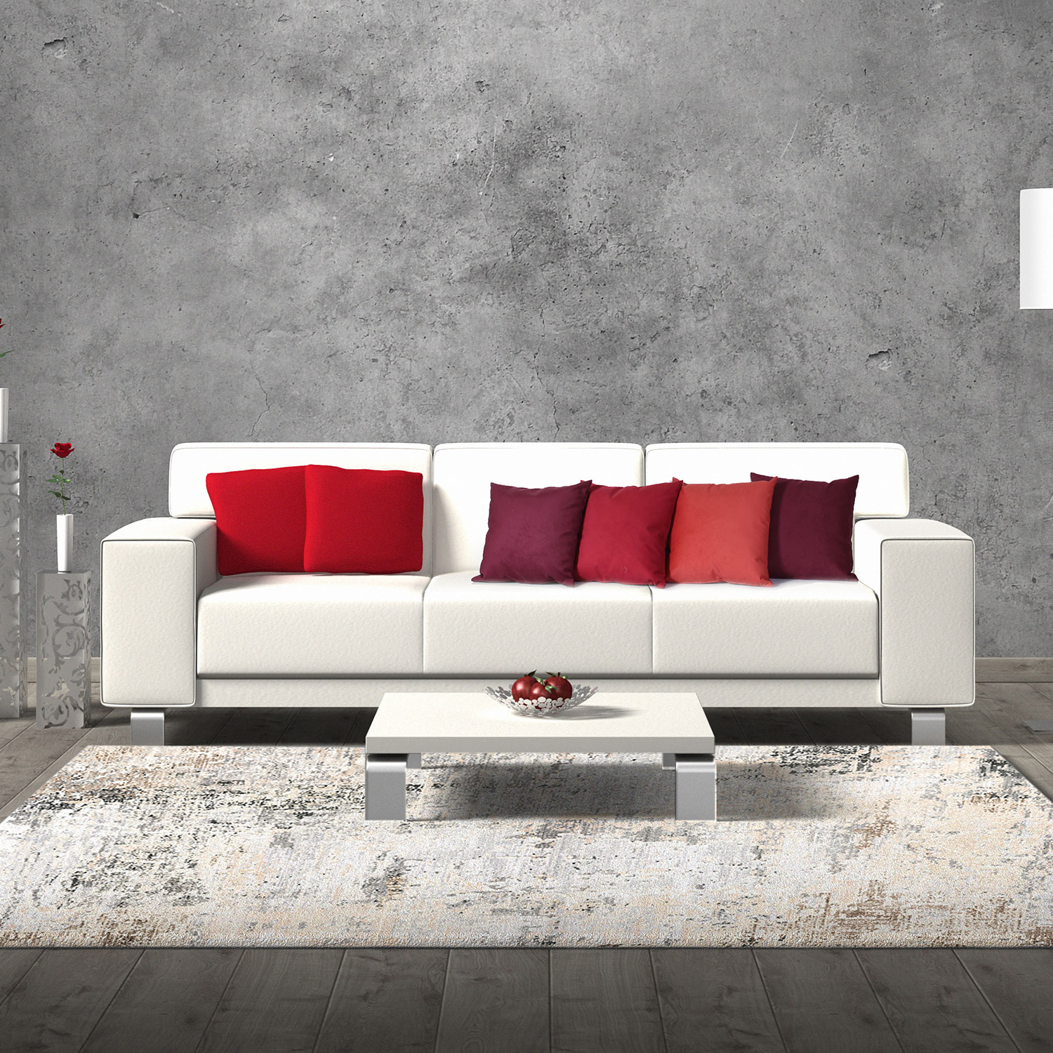 Tappeto arredo  Astry grigio