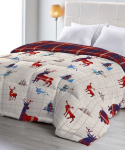 Trapunta Christmas con stampa digitale