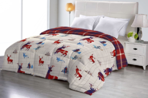 Trapunta Christmas con stampa digitale