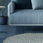 Tappeto arredo rotondo