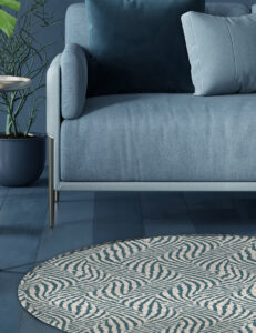 Tappeto arredo rotondo