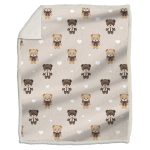 Plaid morbidotto light orsacchiotti natural